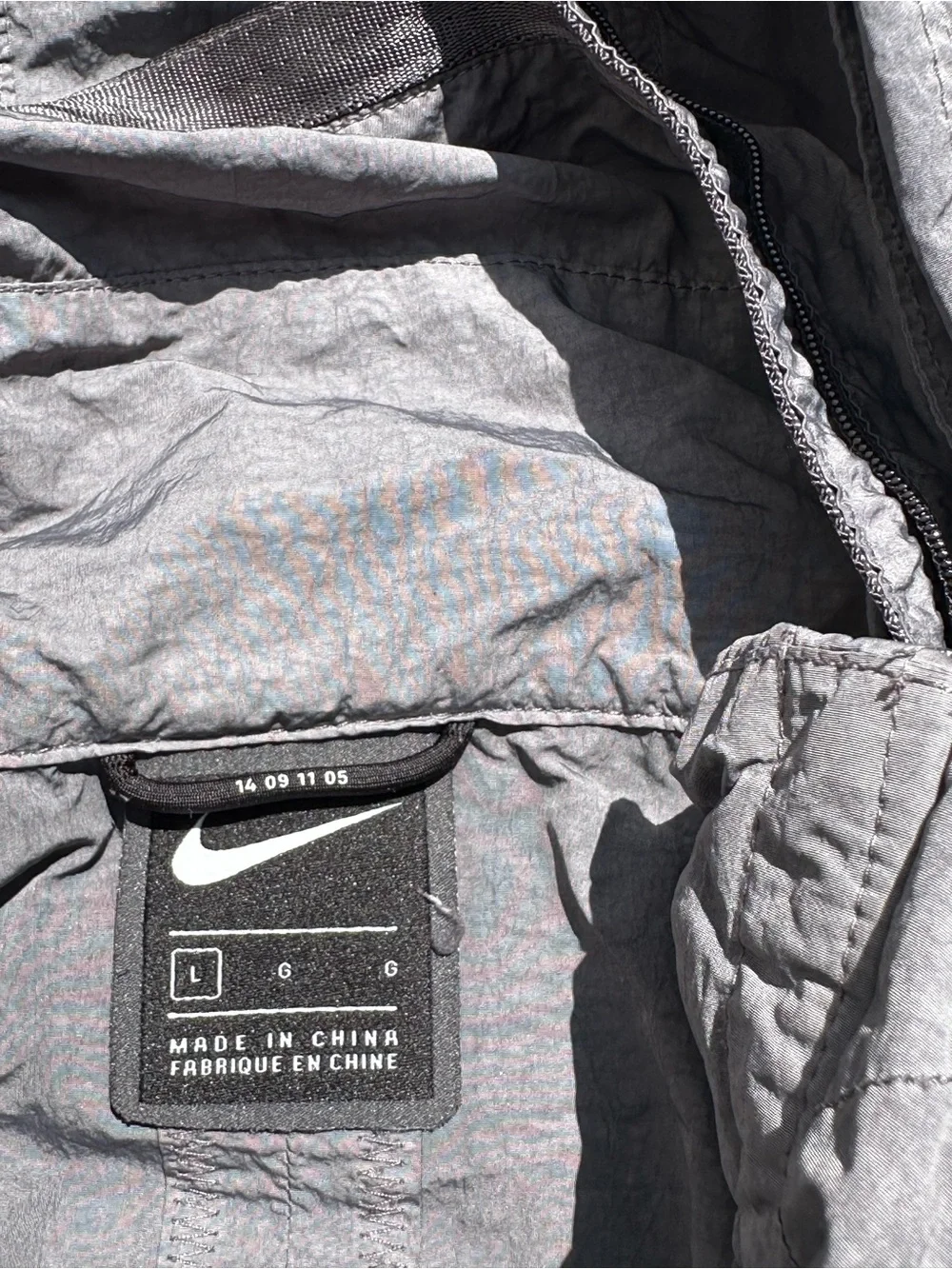 Nike Tech Pack Winter Jacket Mens Size Large Gray